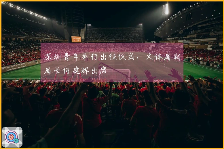 深圳青年举行出征仪式，文体局副局长何建辉出席